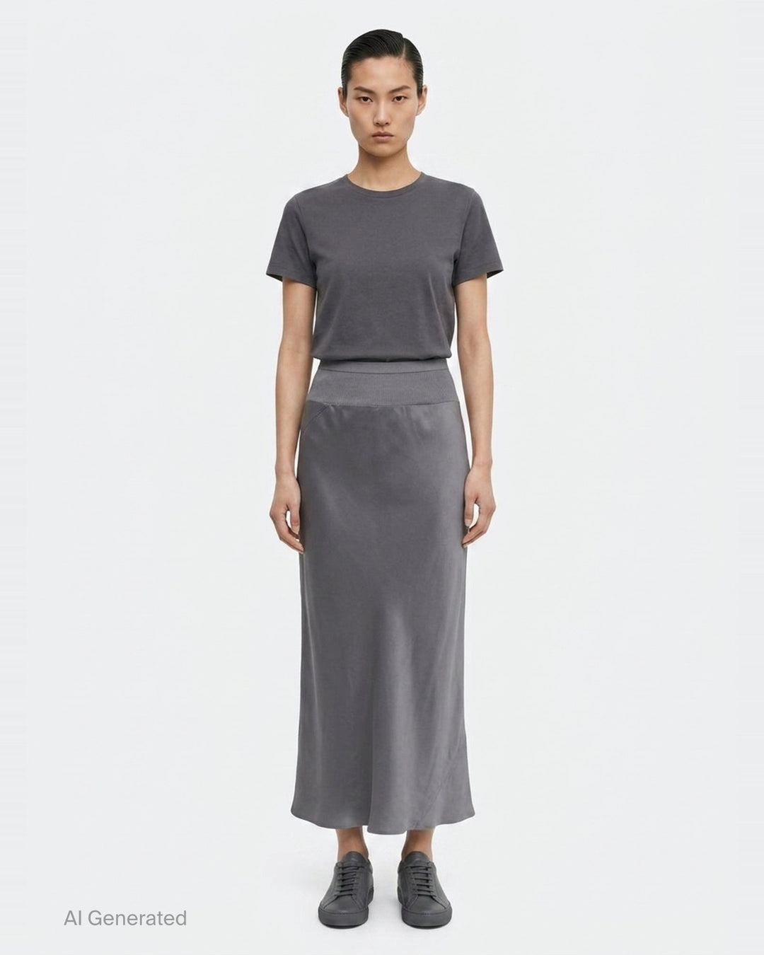 Knee Bias Velvet Skirt | Rick Owens | Club21 - front