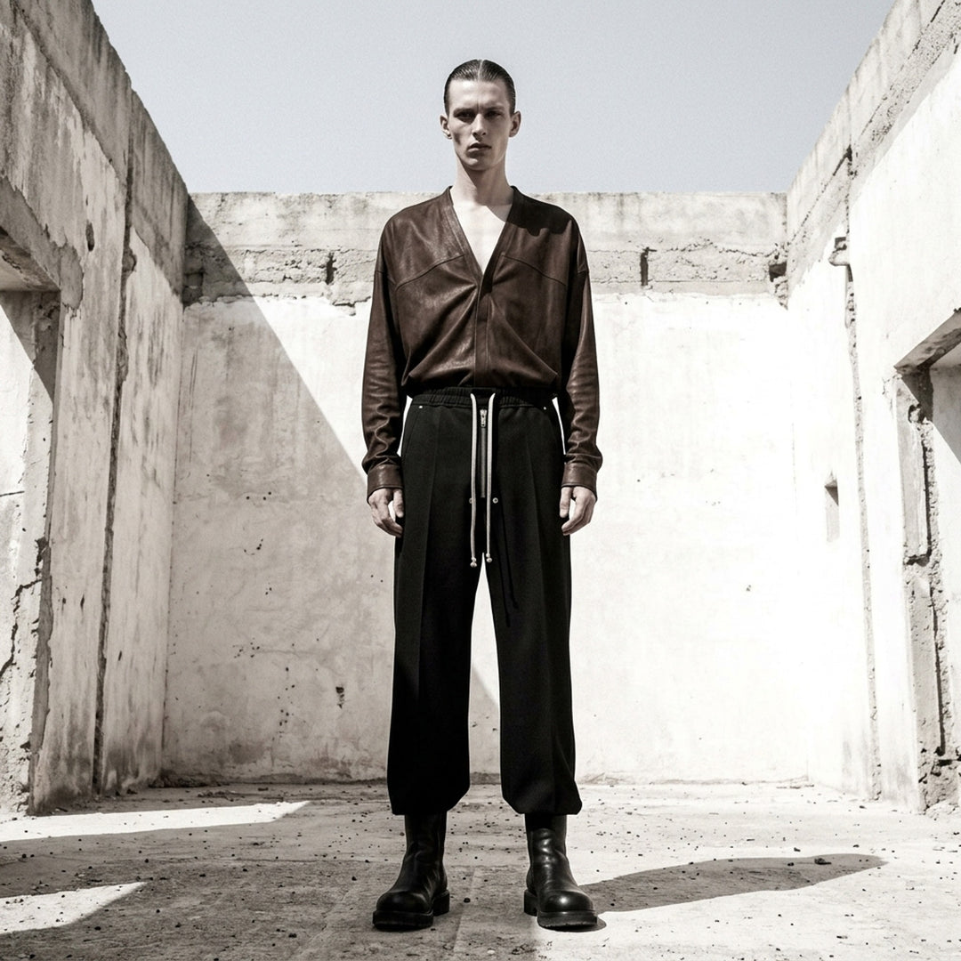 Larry Feather Nappa Shirt | Rick Owens | Club21 - lifestyle