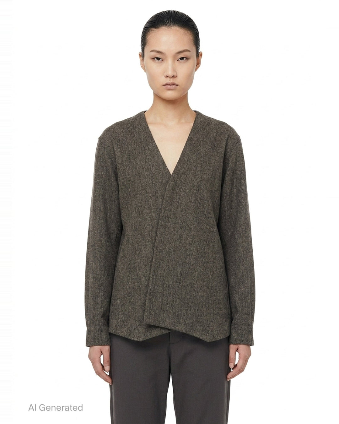 Larry Wrap Shirt | Rick Owens | Club21 - front