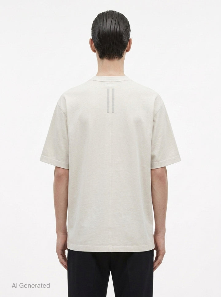 Level Classic Cotton Jersey Tee | Rick Owens | Club21 - back