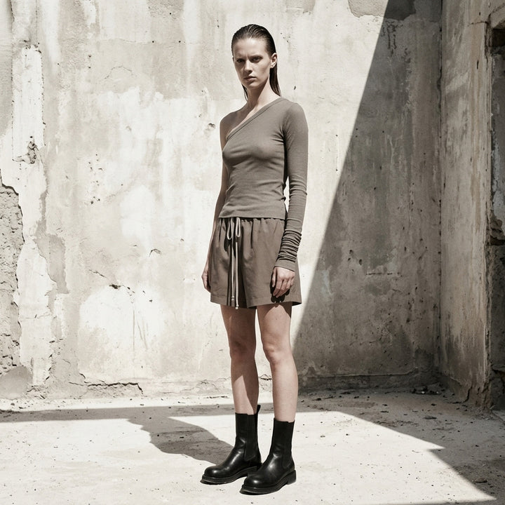 One Shoulder Knit Top | Rick Owens | Club21 - lifestyle