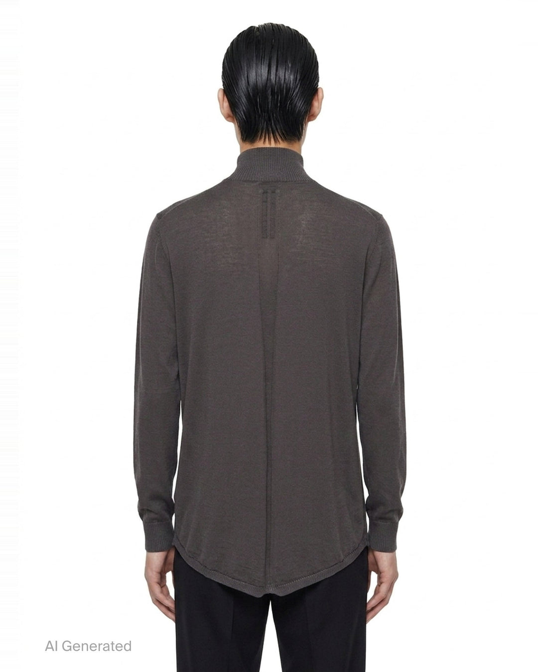 Oversized Lightweight Turtleneck Sweater | Rick Owens | Club21 - back