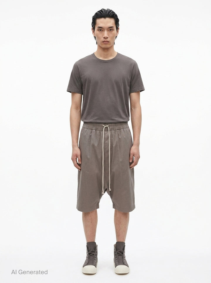 Pods Heavy Cady Shorts | Rick Owens | Club21 - front