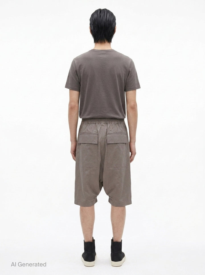 Pods Heavy Cady Shorts | Rick Owens | Club21 - back