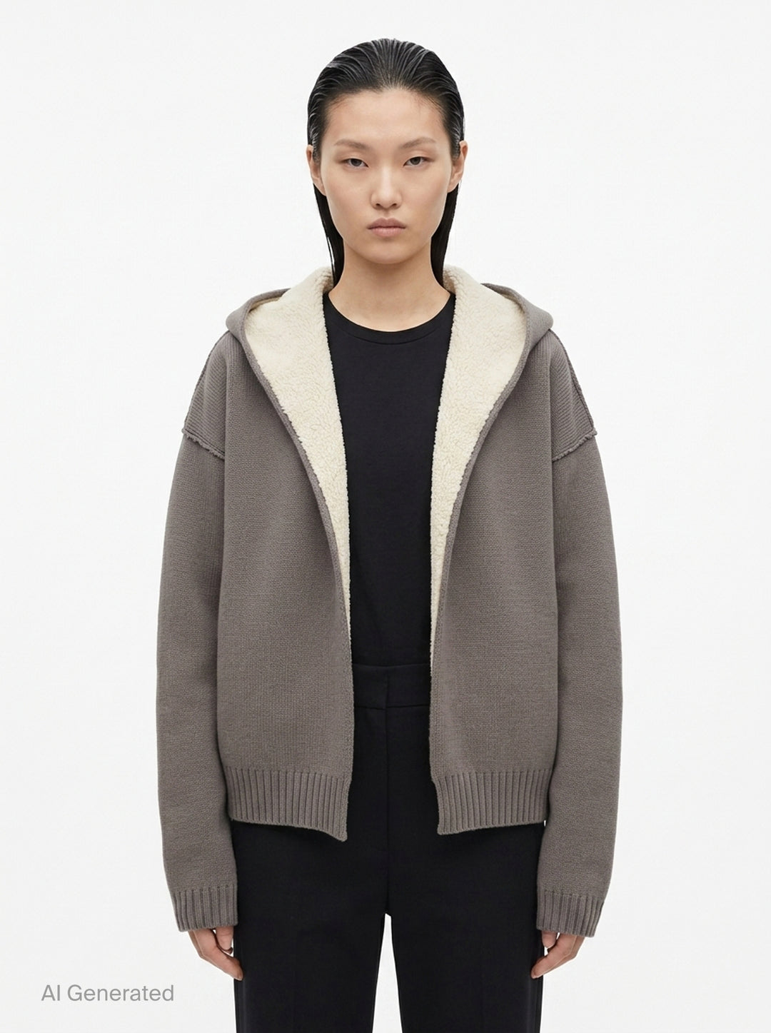 Reversible Wool Hoodie Blouson | Rick Owens | Club21 - front