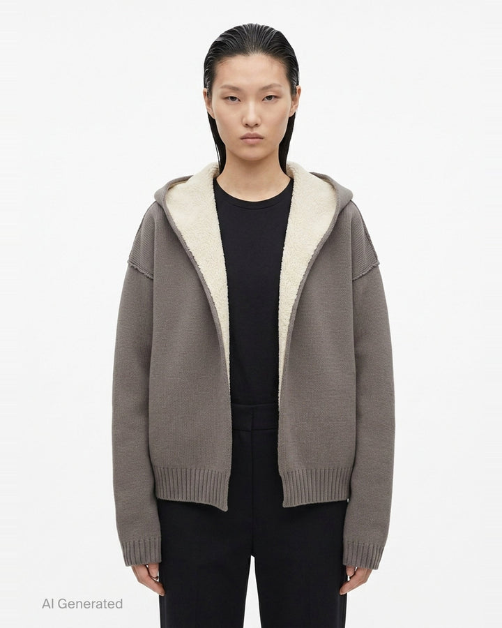 Reversible Wool Hoodie Blouson | Rick Owens | Club21 - front