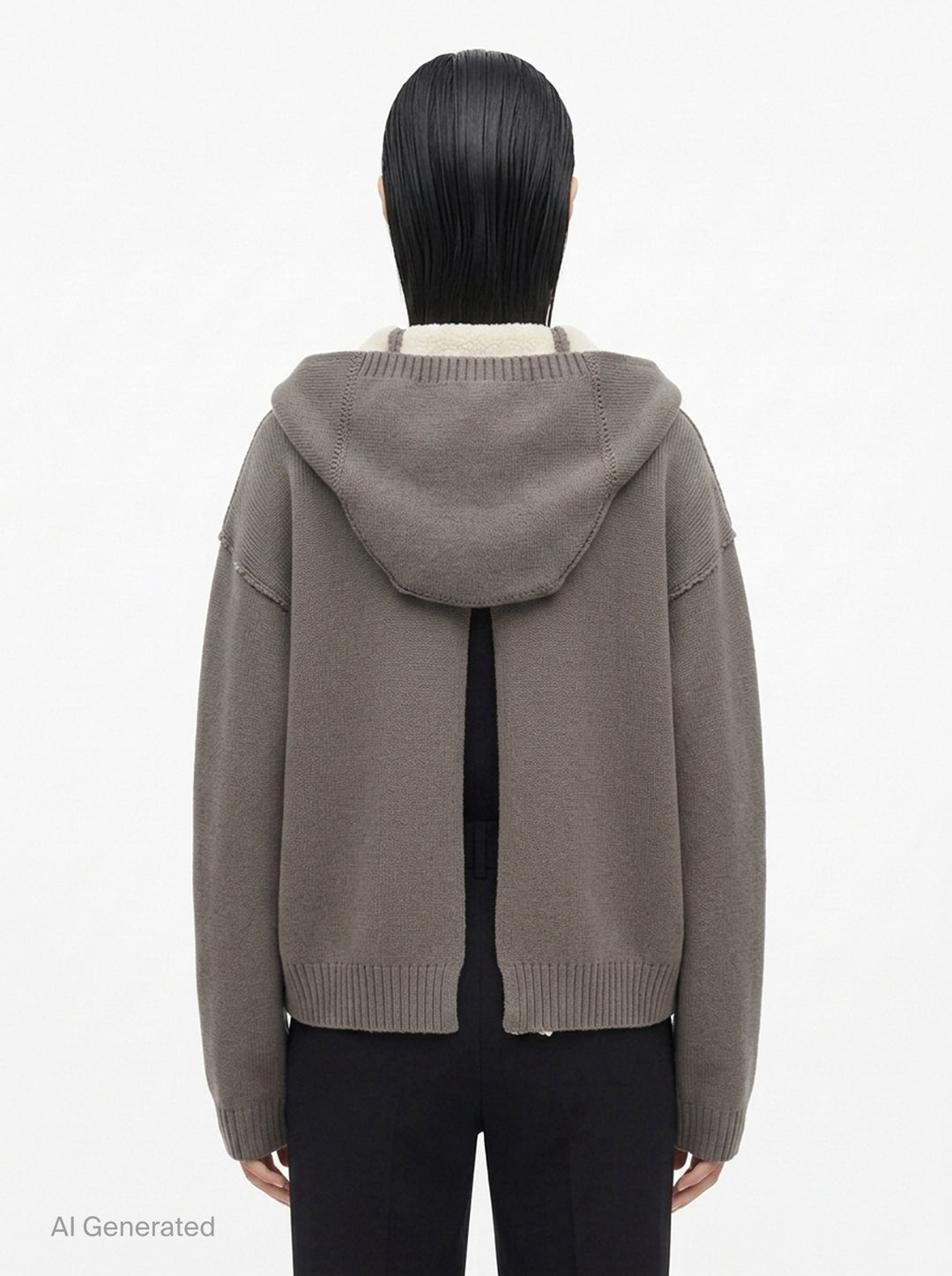 Reversible Wool Hoodie Blouson | Rick Owens | Club21 - back