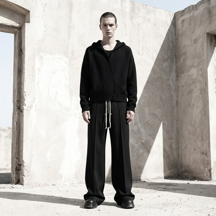 Reversible Wool Hoodie Robe | Rick Owens | Club21 - lifestyle