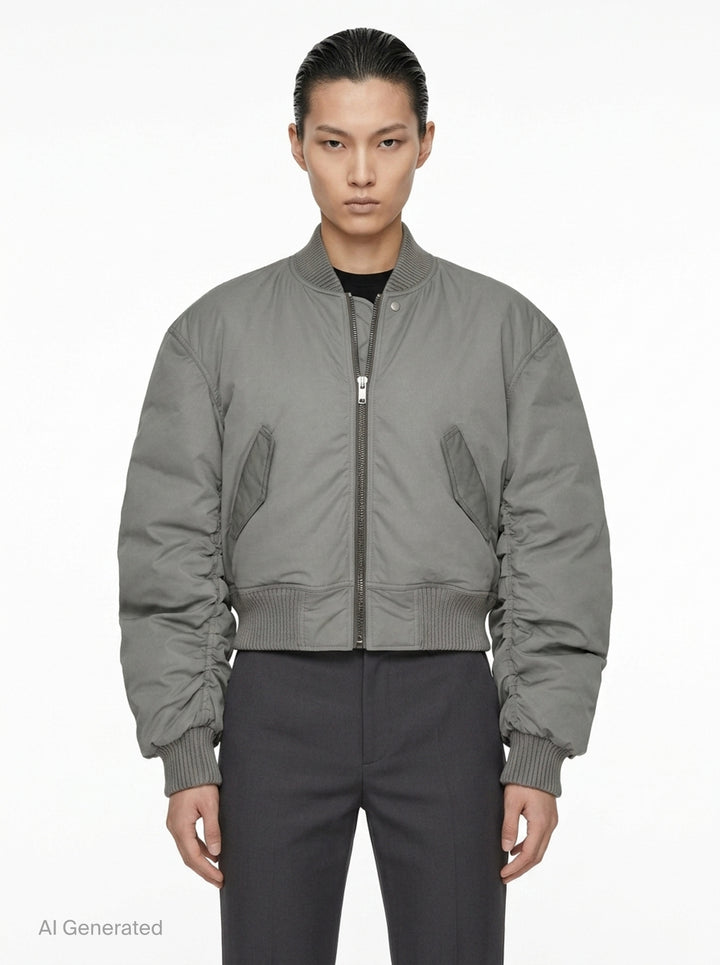 Secchia Flight Cotton Nylon Blouson | Rick Owens | Club21 - front