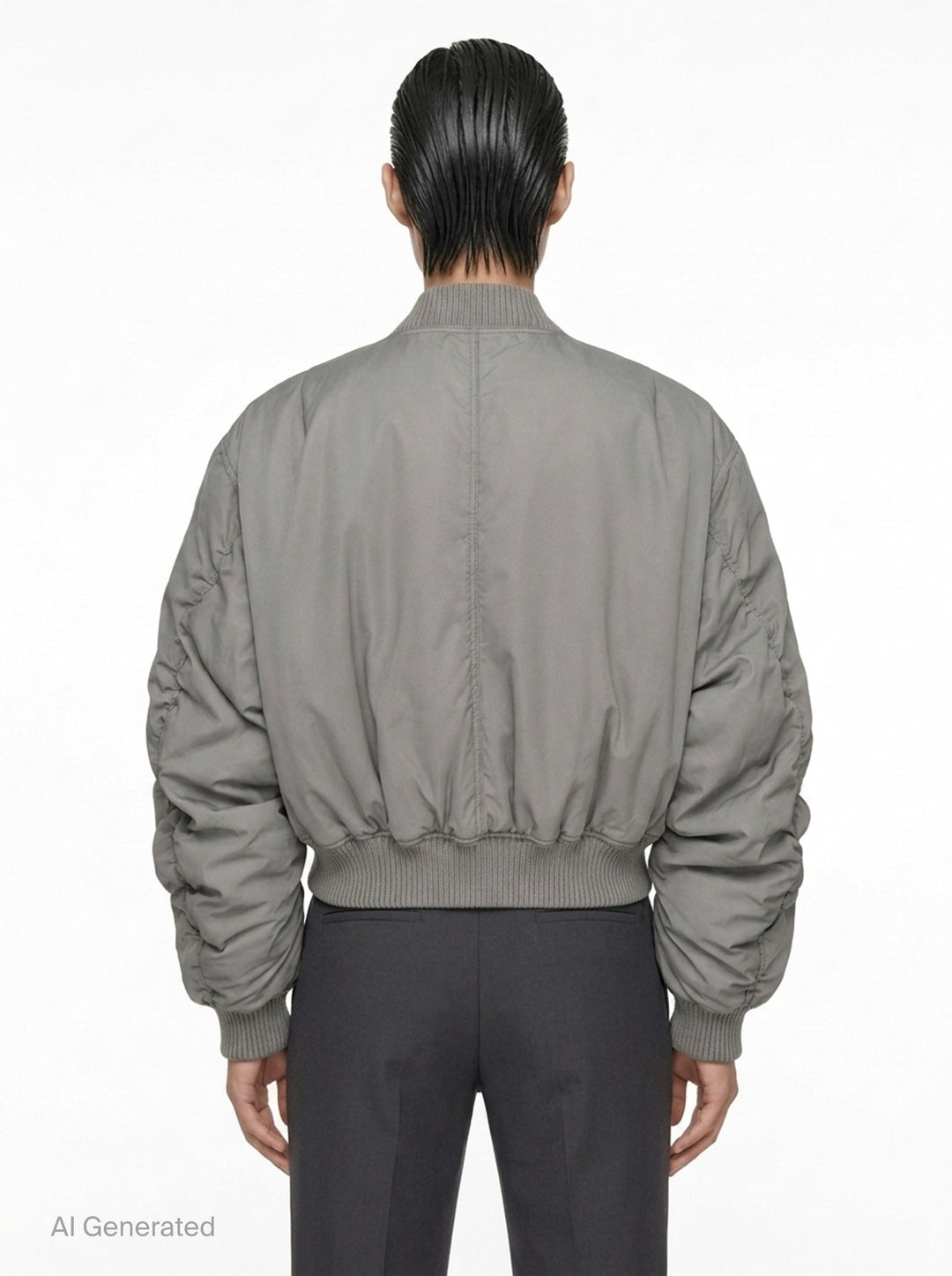 Secchia Flight Cotton Nylon Blouson | Rick Owens | Club21 - back