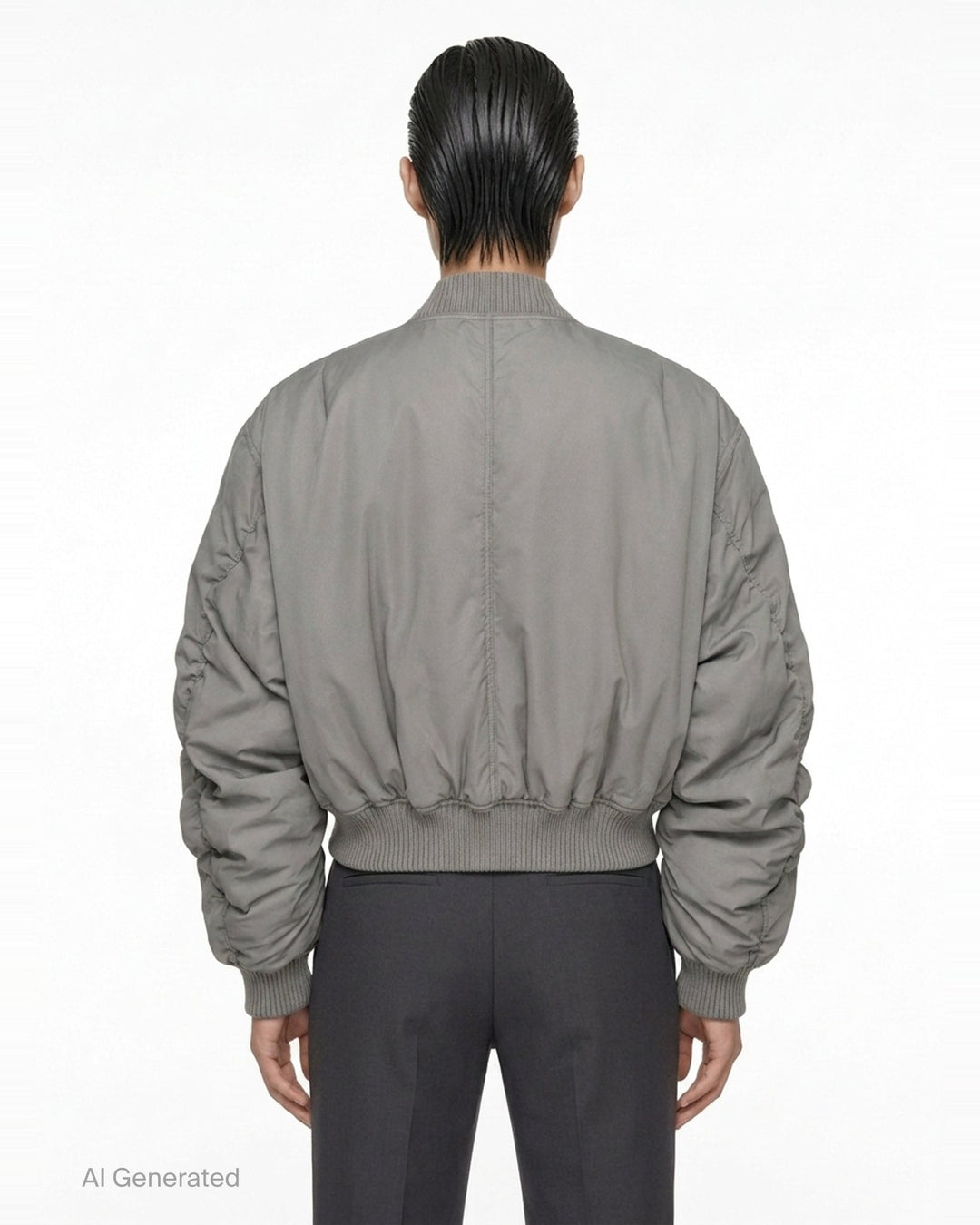 Secchia Flight Cotton Nylon Blouson | Rick Owens | Club21 - back