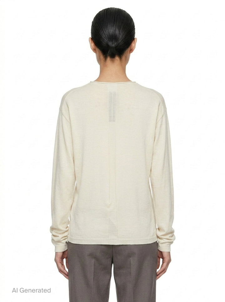 Slashed Pull Sweater | Rick Owens | Club21 - back
