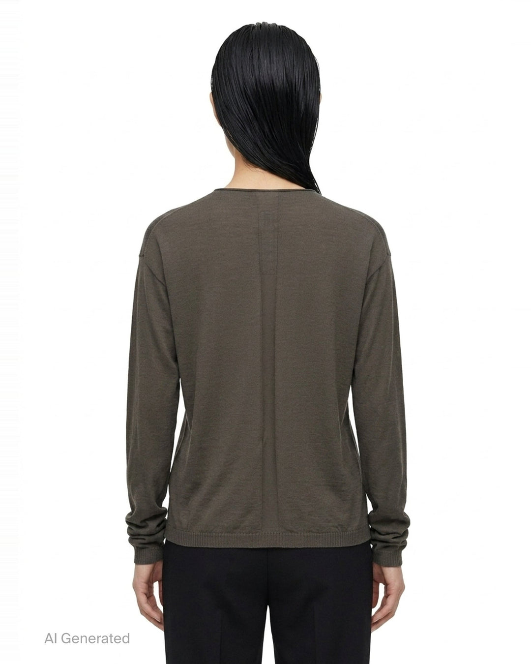 Slashed Pull Sweater | Rick Owens | Club21 - back