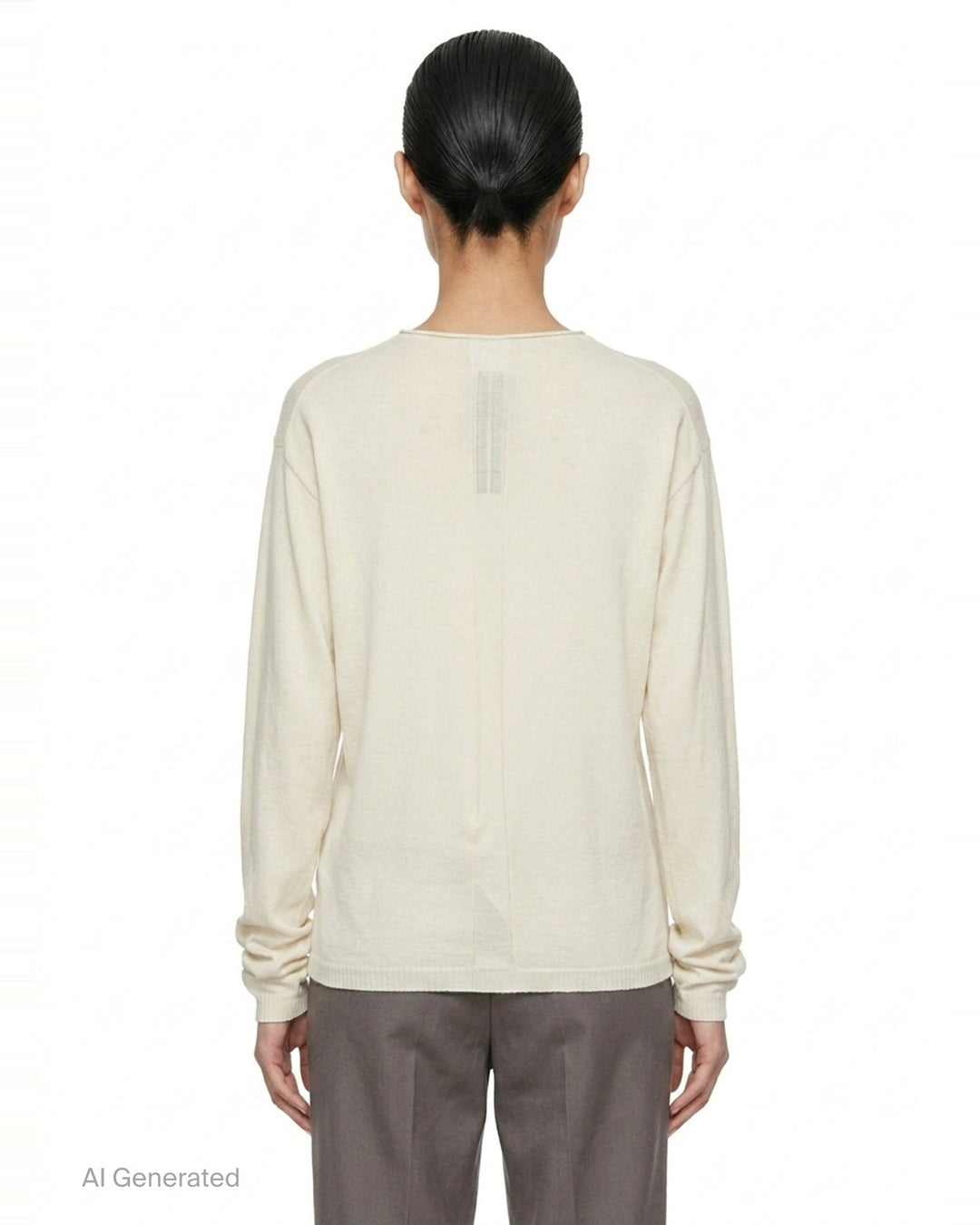 Slashed Pull Sweater | Rick Owens | Club21 - back