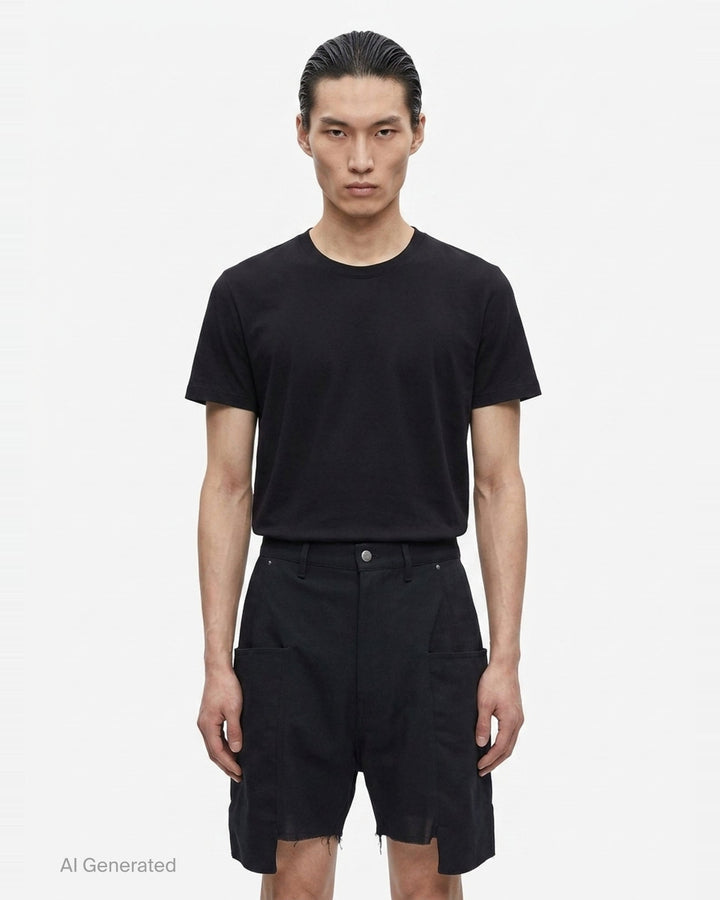 Stefan Cargo Twisted Shorts | Rick Owens | Club21 - front
