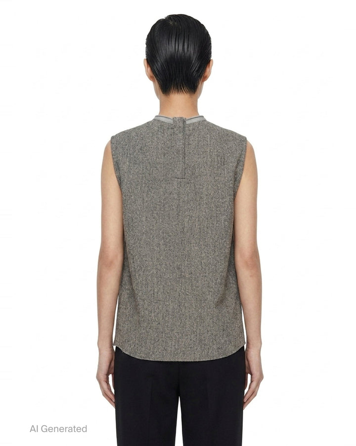 Subhuman Bishu Wool Top | Rick Owens | Club21 - back