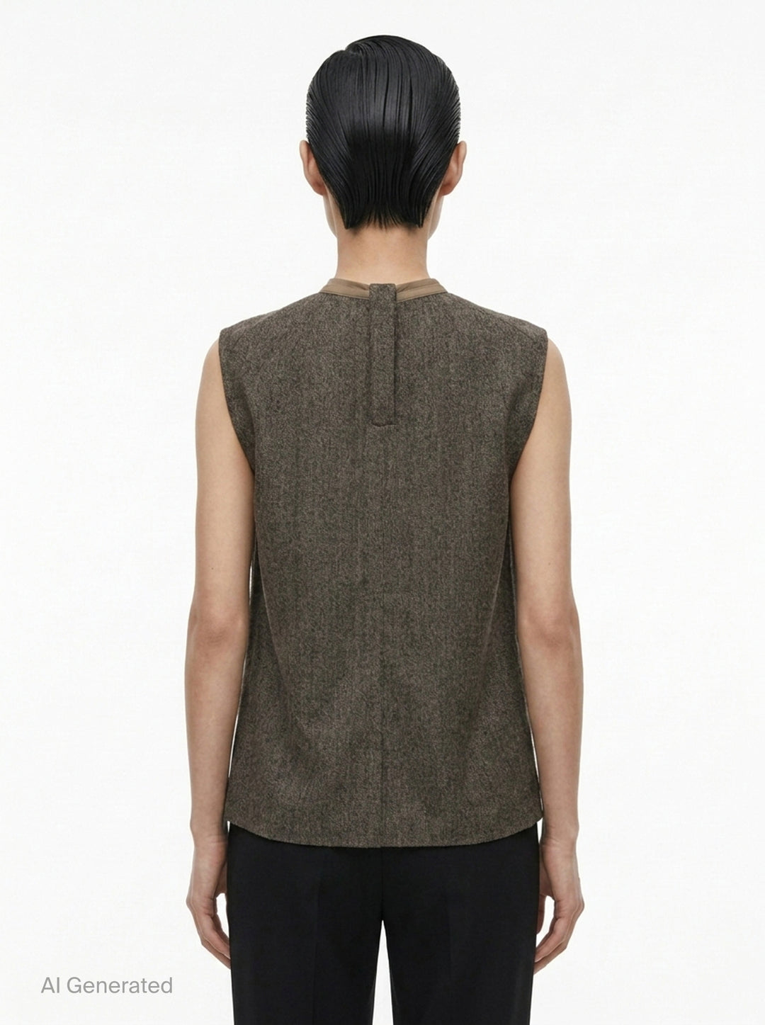 Subhuman Draped Woven Top | Rick Owens | Club21 - back