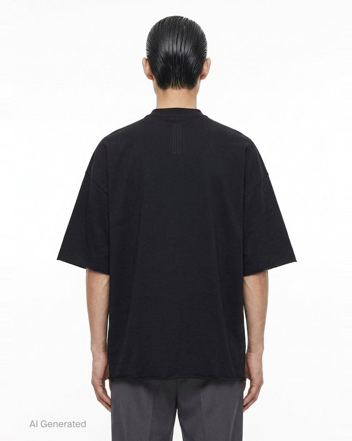 Tommy Heavy Jersey Tee | Rick Owens | Club21 - back