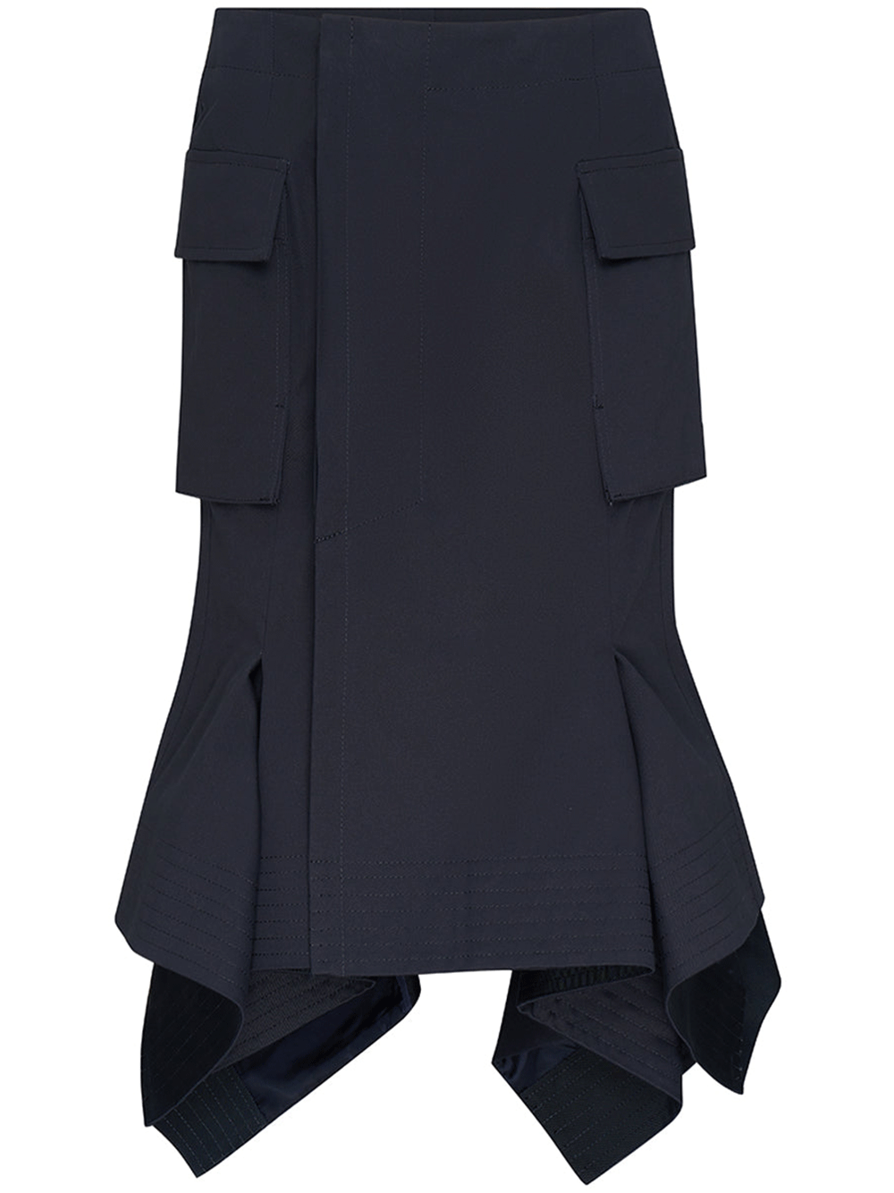 sacai-Cotton-Chino-Skirt-Navy-1