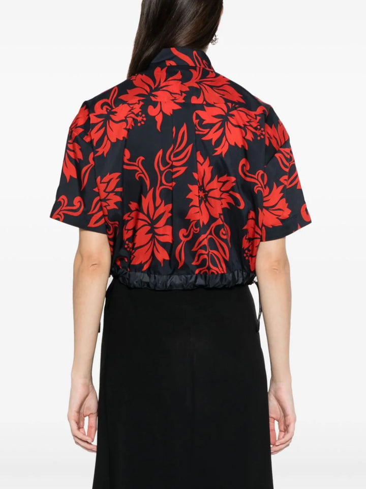 sacai-Floral-Print-Shirt-Red-4