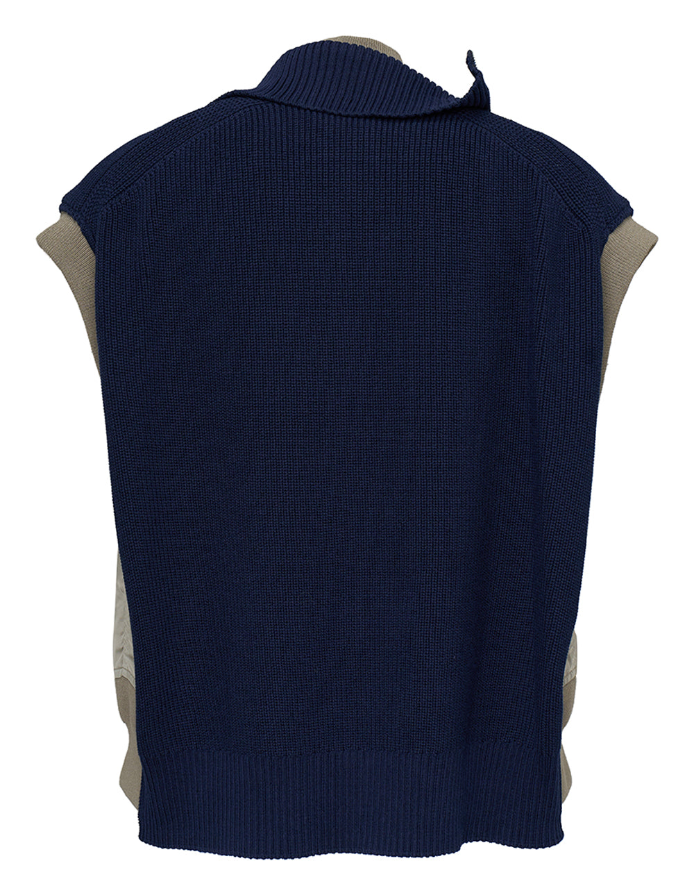 sacai-Nylon-Twill-Knit-Vest-Navy-2