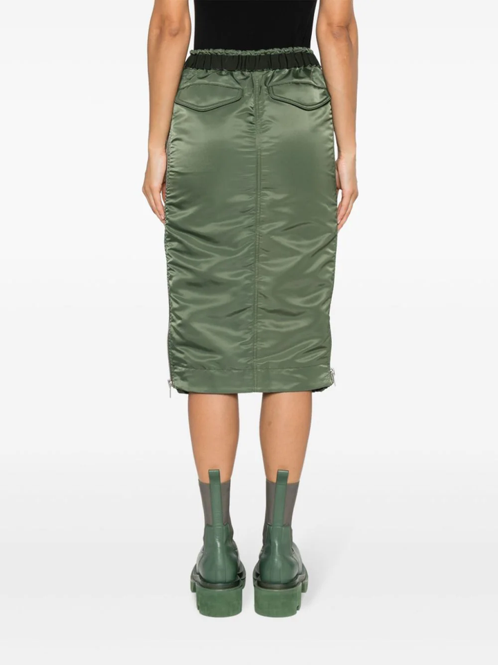 sacai-Nylon-Twill-Skirt-Khaki-4