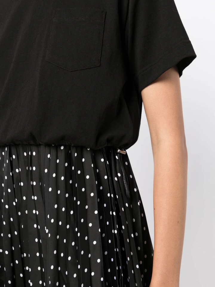 sacai-Polka-Dot-Print-Cotton-Jersey-Dress-Black-5