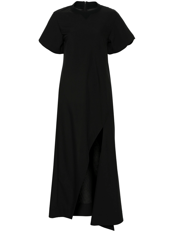 sacai-Suiting-Bonding-Dress-Black-1