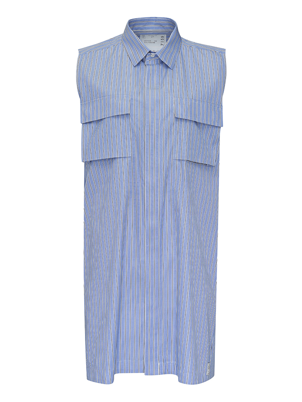 sacai-Thomas-Mason-Cotton-Poplin-Dress-Light-Blue-1