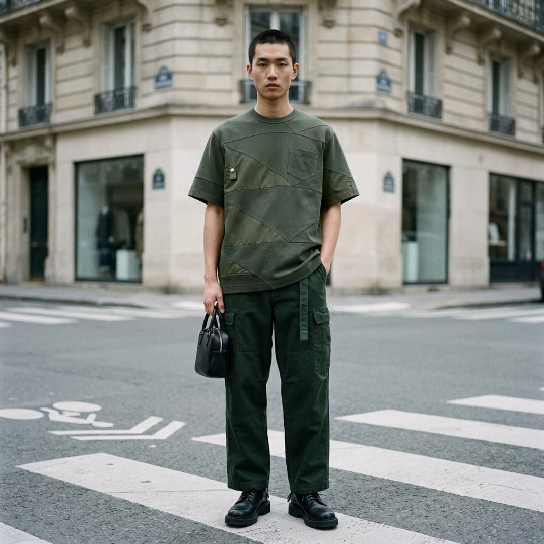 A.P.C. Quilts Short Sleeve Tee | sacai | Club21 - lifestyle
