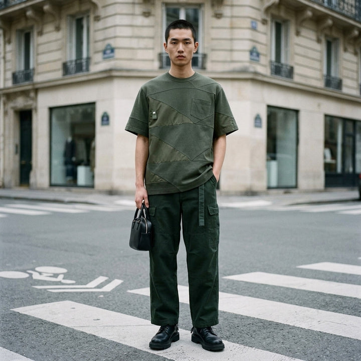 A.P.C. Quilts Short Sleeve Tee | sacai | Club21 - lifestyle