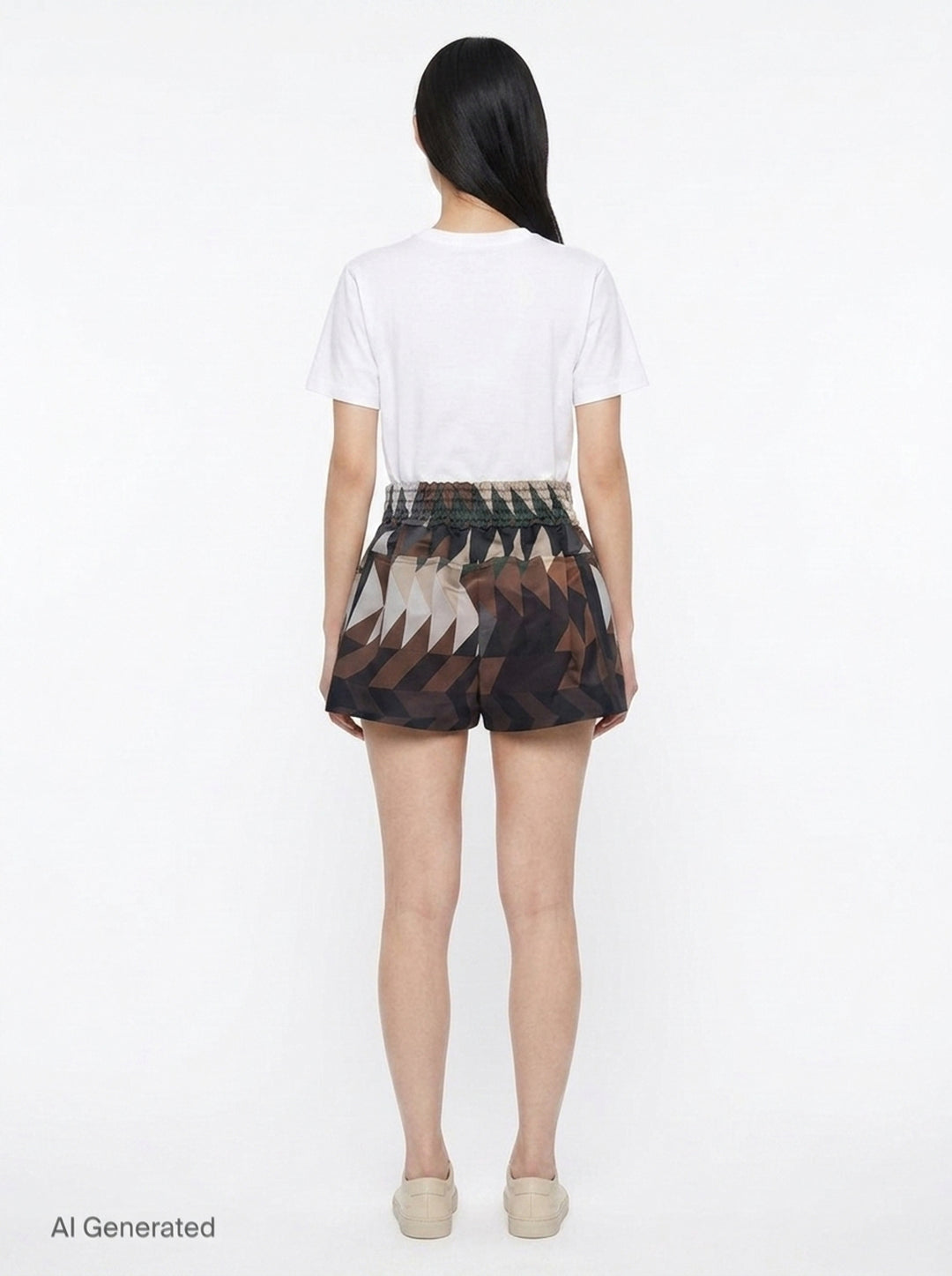 Being Camo Boxing Shorts | sacai | Club21 - back