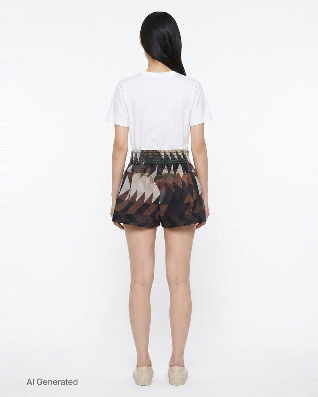 Being Camo Boxing Shorts | sacai | Club21 - back