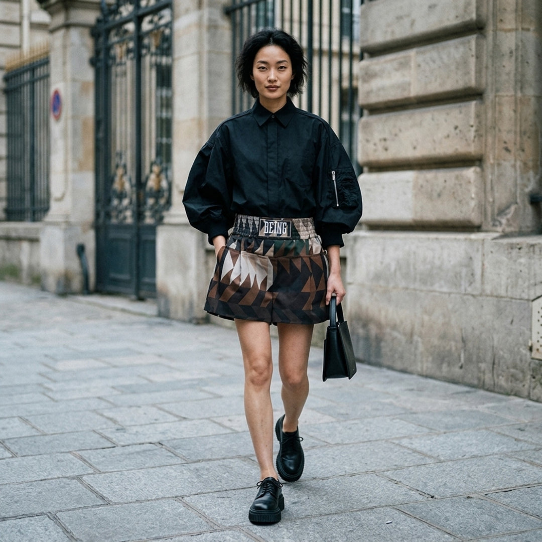 Being Camo Boxing Shorts | sacai | Club21 - lifestyle
