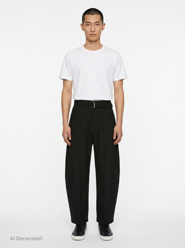 Belted Suiting Pants | sacai | Club21 - front