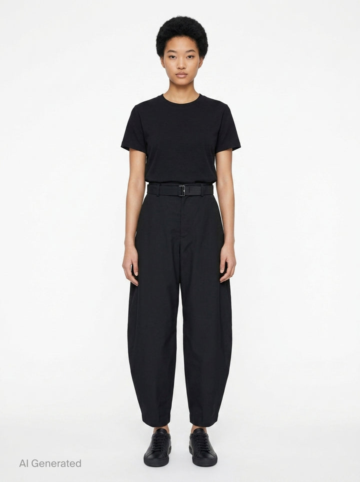 Belted Suiting Pants | sacai | Club21 - front