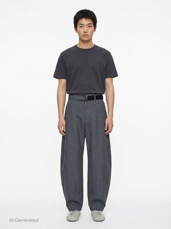 Belted Suiting Pants | sacai | Club21 - front