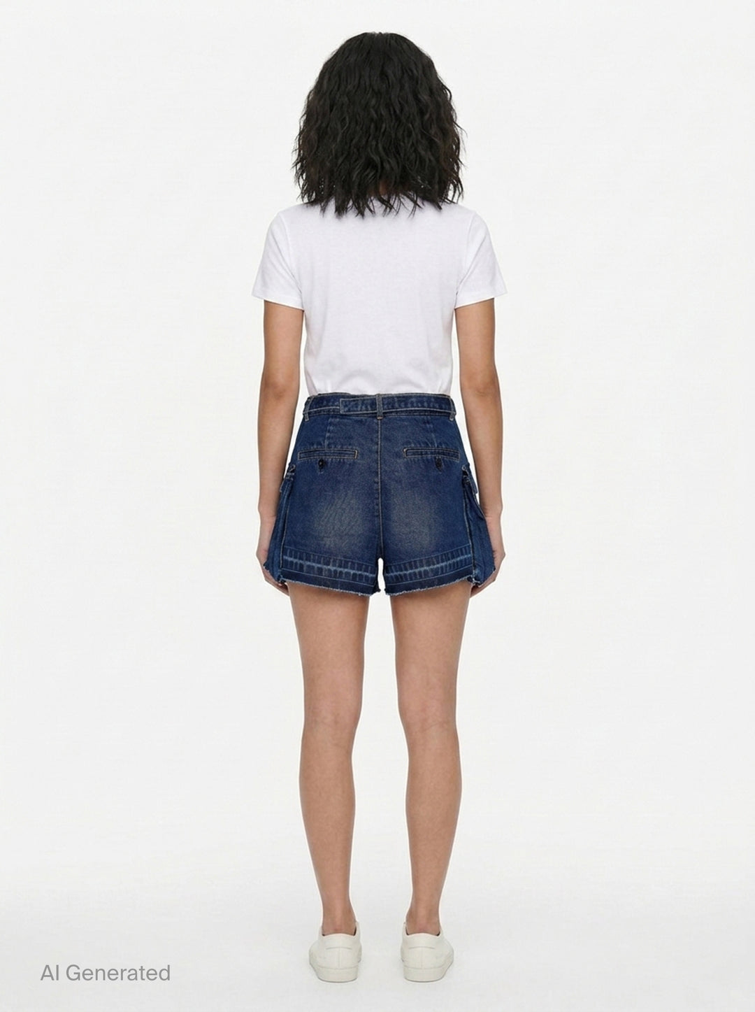 Cargo Denim Shorts | sacai | Club21 - back