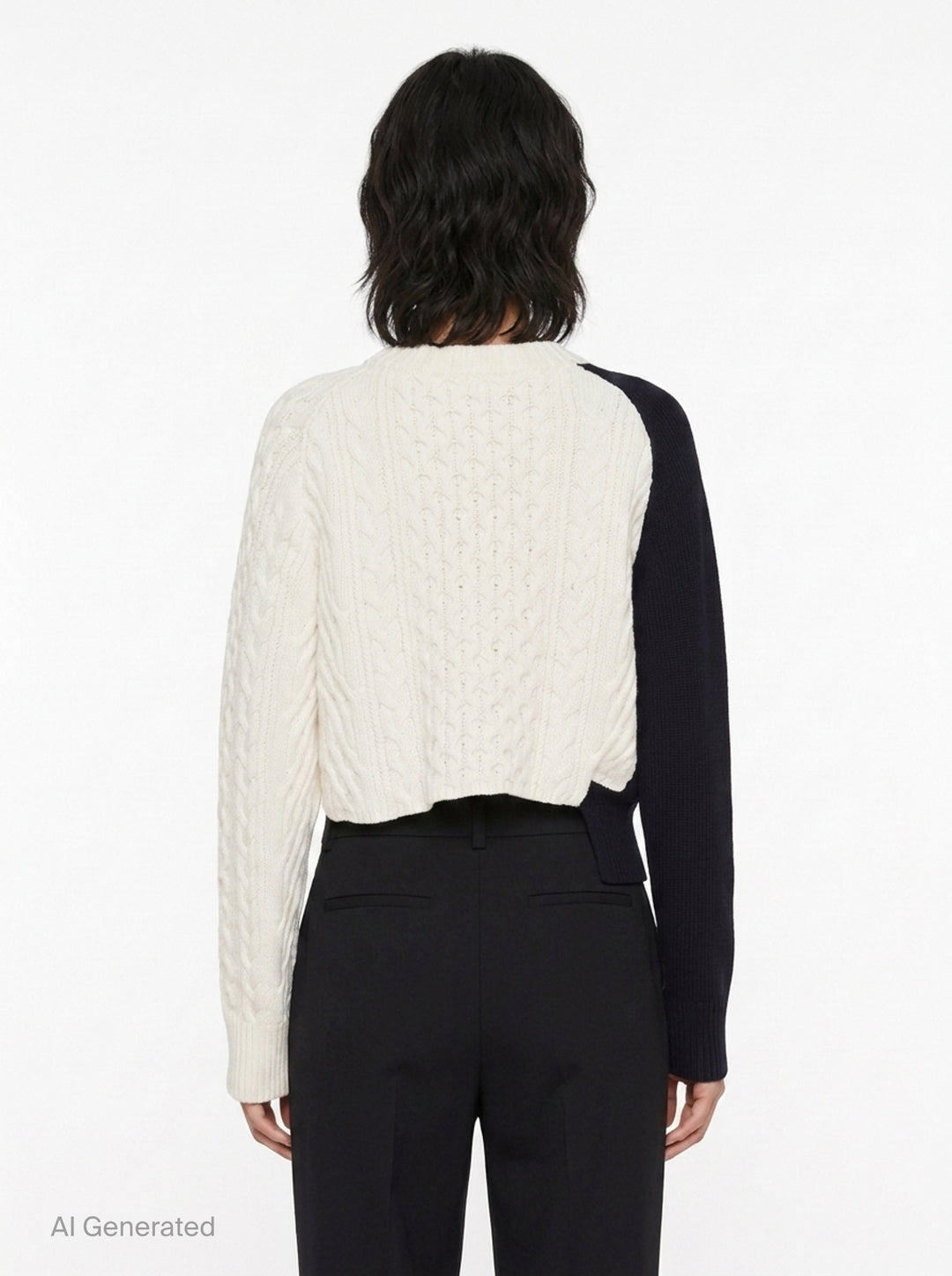 Cotton Cashmere Knit Pullover | sacai | Club21 - back