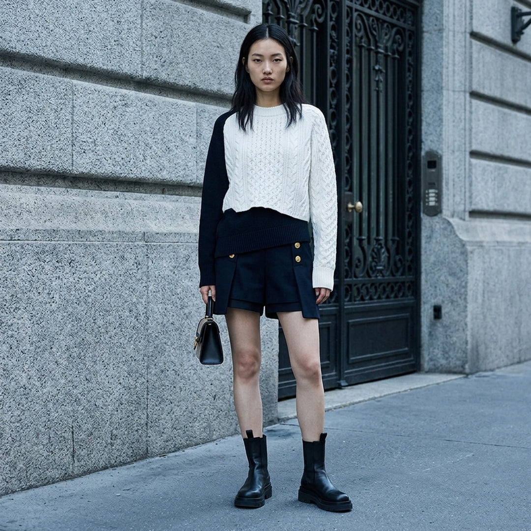 Cotton Cashmere Knit Pullover | sacai | Club21 - lifestyle