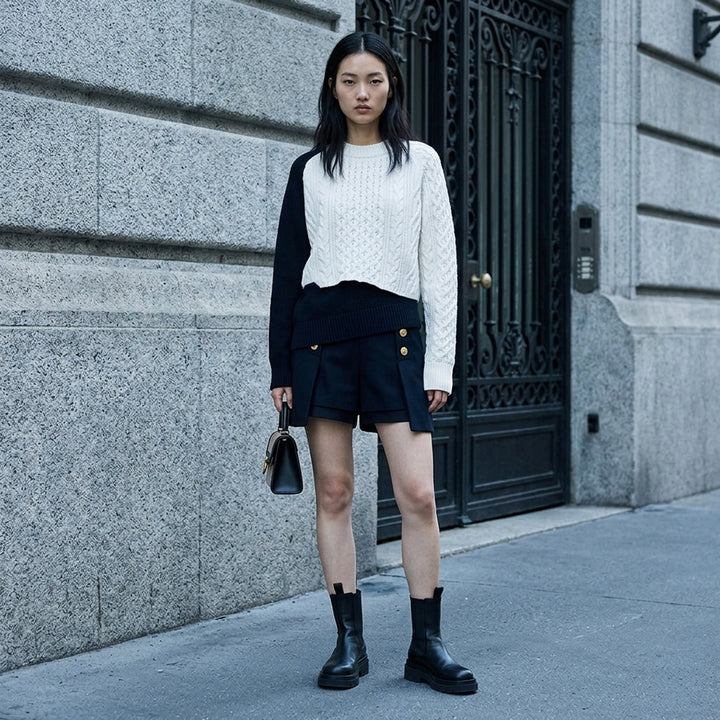 Cotton Cashmere Knit Pullover | sacai | Club21 - lifestyle