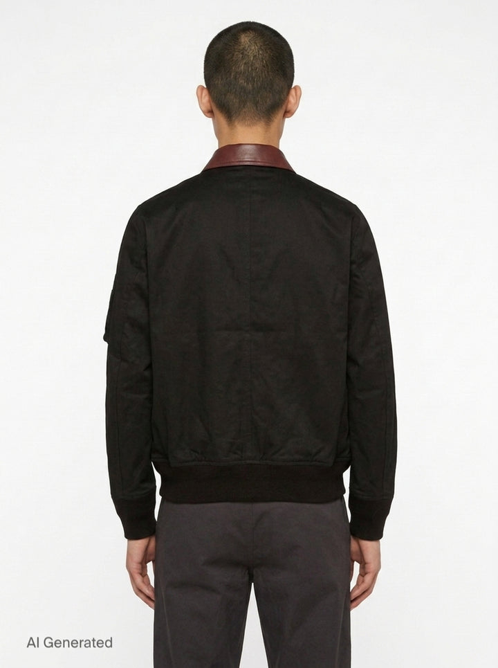 Cotton Chino Blouson Jacket | sacai | Club21 - back