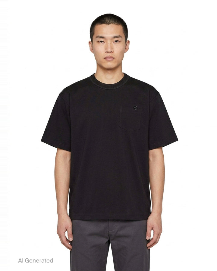 Cotton Jersey Pocket T-Shirt | sacai | Club21 - front
