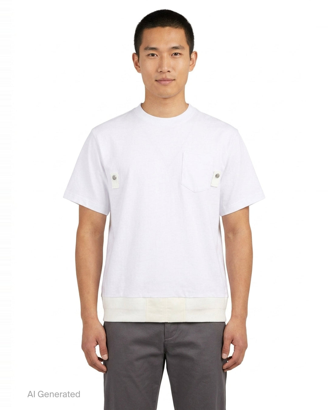 Cotton Jersey Short Sleeve Tee | sacai | Club21 - front
