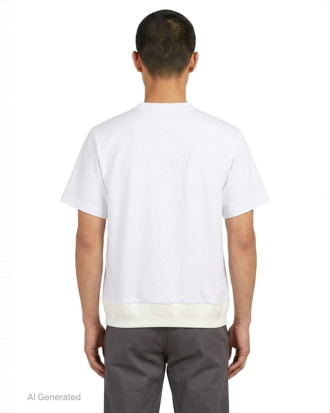 Cotton Jersey Short Sleeve Tee | sacai | Club21 - back