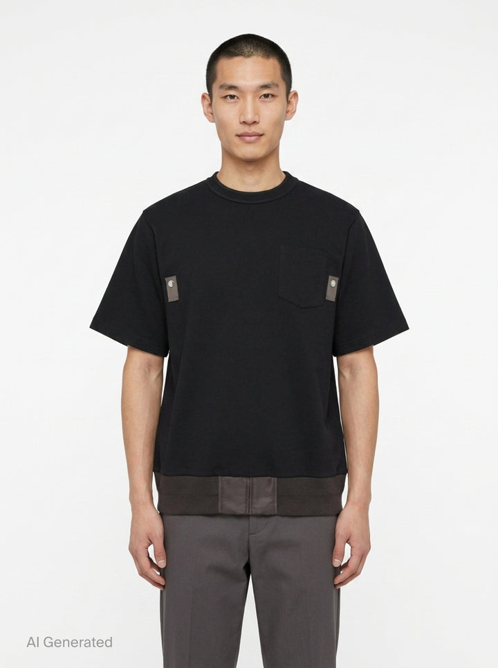 Cotton Jersey T-Shirt | sacai | Club21 - front
