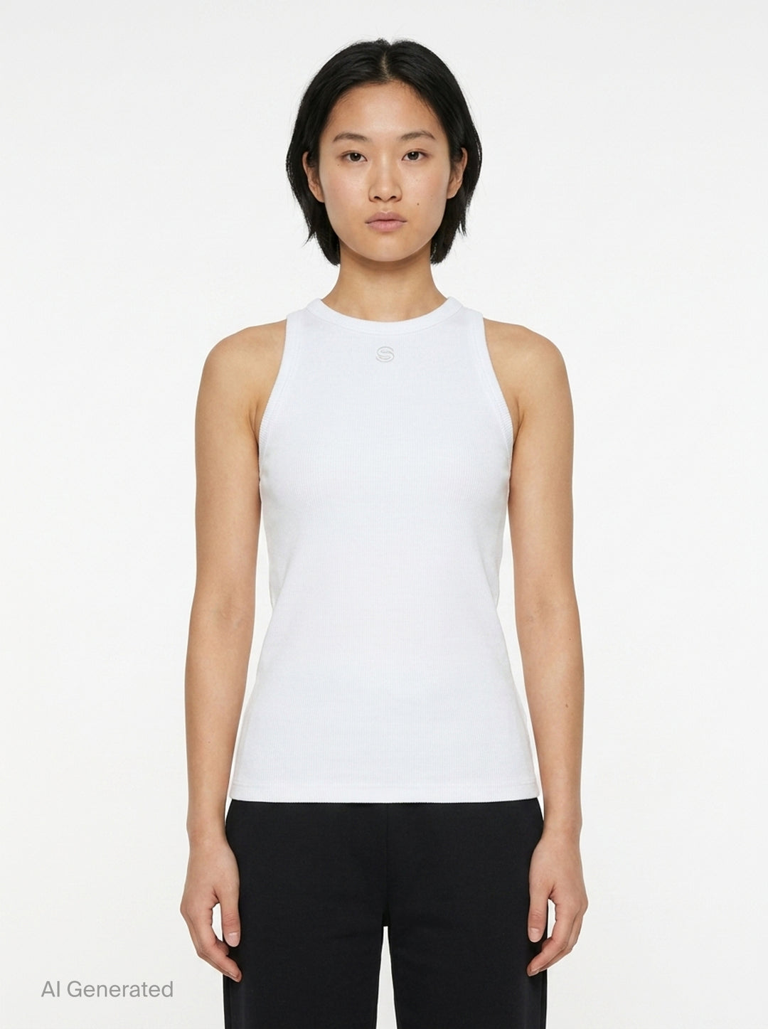 Cotton Jersey Tank Top | sacai | Club21 - front