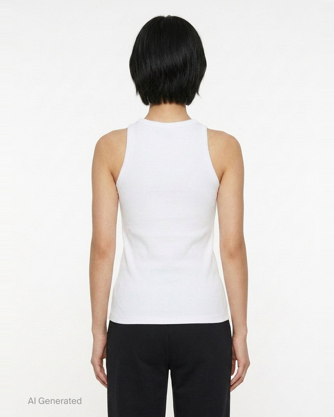 Cotton Jersey Tank Top | sacai | Club21 - back
