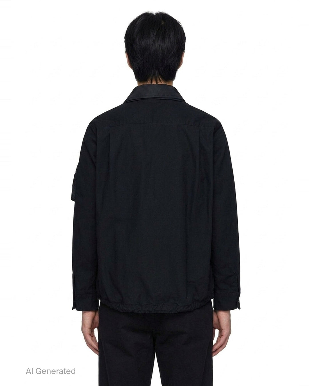 Cotton Nylon Oxford Blouson | sacai | Club21 - back