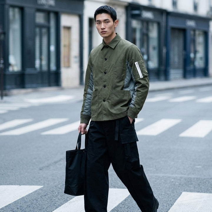 Cotton Nylon Oxford Jacket | sacai | Club21 - lifestyle